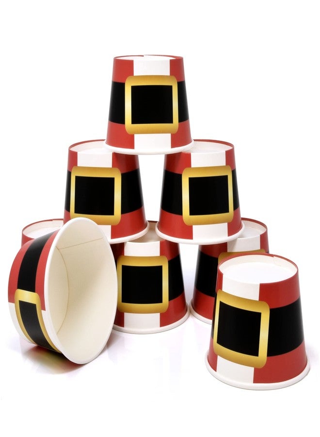 Gift Boutique 48 Pack Christmas Santa Belt Treat Cups – Holiday Dessert Snack Bowls for Ice Cream, Popcorn, Candy & Party Favors - Image 3